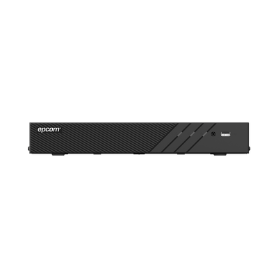 EPCOM PROFESSIONAL - DVR 4 Canales TURBOHD + 2 Canales IP / 5 Megapixel Lite - 3K Lite / Audio Bidireccional por Coaxitron / Reconocimiento Facial / ACUSENSE (Evita falsas alarmas) / 1 Bahía de Disco Duro / Salida de Video en Full HD