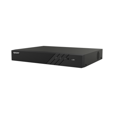 EPCOM PROFESSIONAL - DVR 4 Canales TURBOHD + 2 Canales IP / 5 Megapixel Lite - 3K Lite / Audio Bidireccional por Coaxitron / Reconocimiento Facial / ACUSENSE (Evita falsas alarmas) / 1 Bahía de Disco Duro / Salida de Video en Full HD
