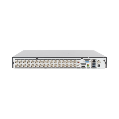 EPCOM PROFESSIONAL - DVR 32 Canales TurboHD + 8 Canales IP / 5 Megapixel Lite - 3K Lite / Acusense (Evita Falsas Alarmas) / Audio Bidireccional / 2 Bahías de Disco Duro / H.265+ / Salida de Video en Full HD