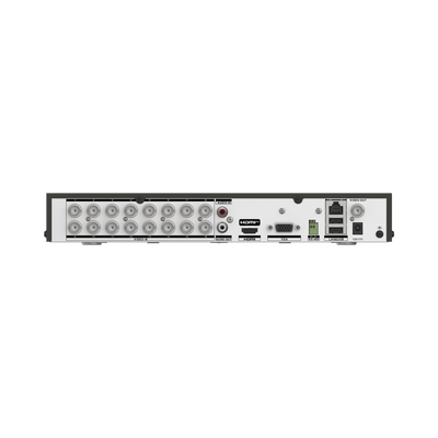 EPCOM PROFESSIONAL - DVR 16 Canales TURBOHD + 8 Canales IP / 8 Megapixel (4K) / Audio Bidireccional/ ACUSENSE / Reconocimiento Facial / 2 Bahías de Disco Duro / Salida de Video en 4K / H.265+