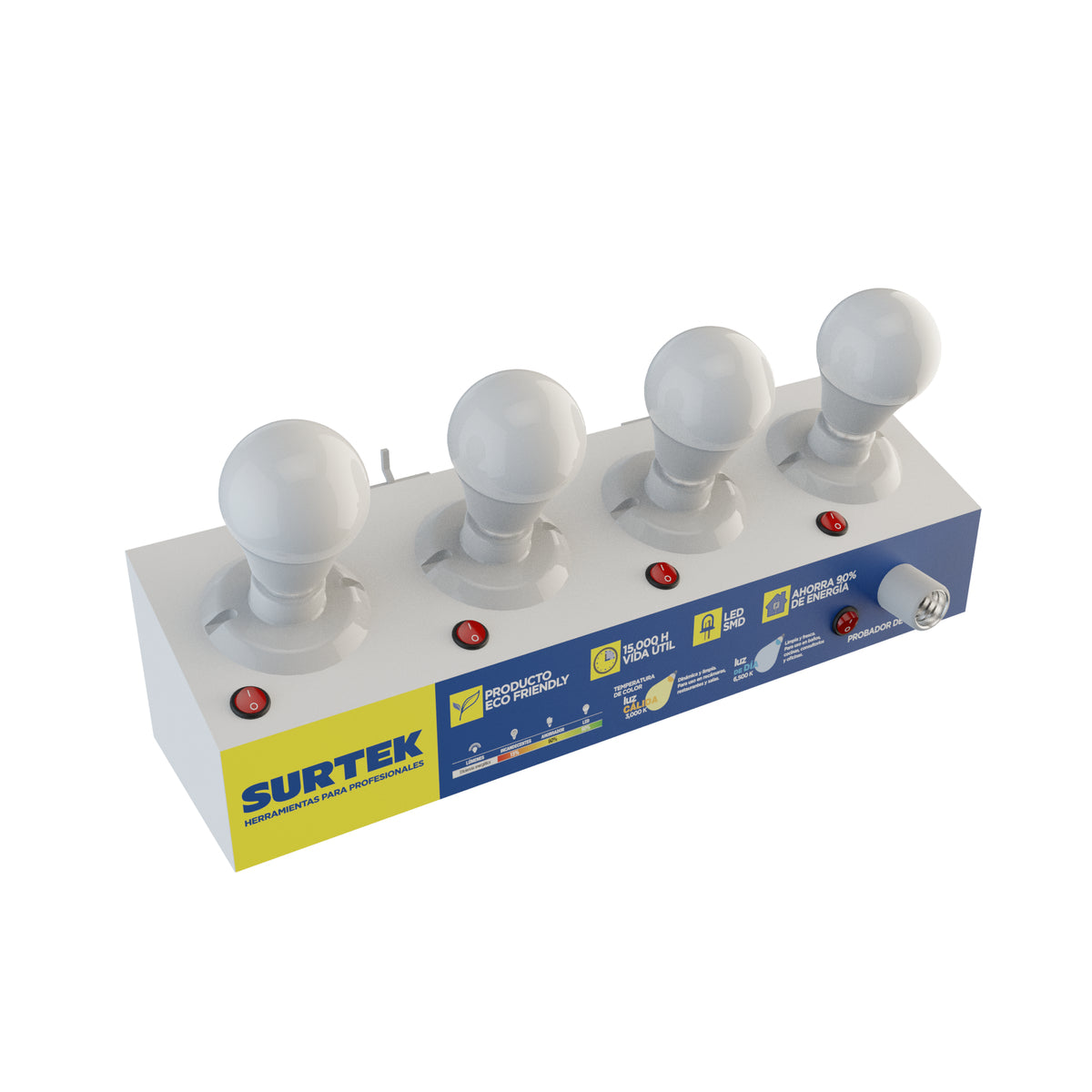 Surtek - Exhibidor lamp LED bulbo 49pz