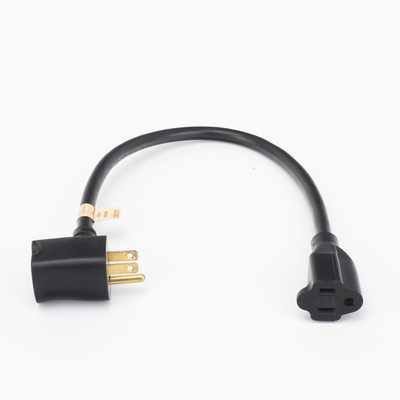 EPCOM POWERLINE - Extensión Eléctrica para Uso Rudo para Uso en "T" / Conexión NEMA 5-15 / 30 cm / 1800 W