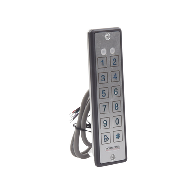 ROSSLARE SECURITY PRODUCTS - Lector ultra delgado de proximidad con teclado, capacidad de lectura de tarjetas  de proximidad de 125 Khz (tipo EM y HID)