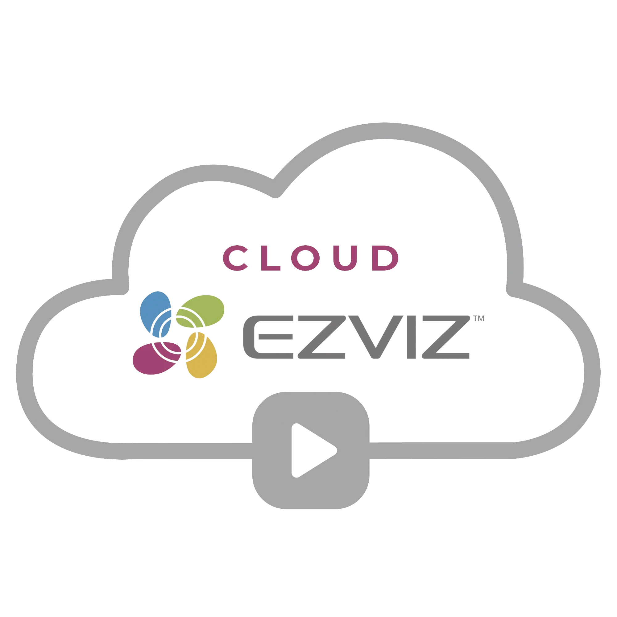EZVIZ - Licencia de Almacenamiento en Nube / Para 4 Cámaras / 7 Días de Retención Durante un Año / Grabación Solo por Movimiento / Compatible Exclusivamente con Dispositivos EZVIZ