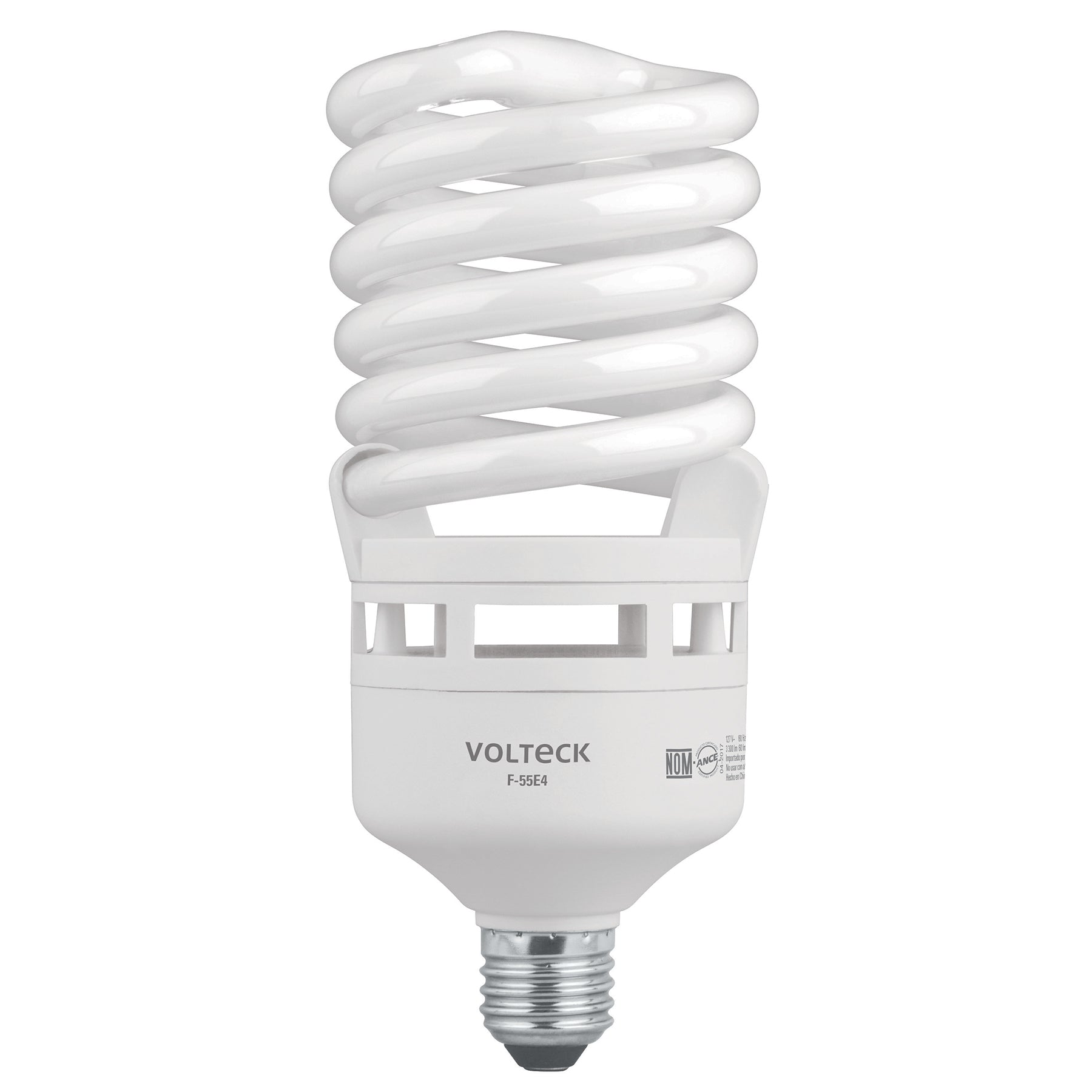 Lampara espiral T4 55 W alta potencia luz de dia, caja