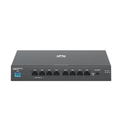 HUAWEI - HUAWEI MiniFTTO - ONU Switch Gigabit PoE / 8 puertos 10/100/1000Mbps PoE + 1  PON (SC/UPC)/ Downstream 2.488 Gbps / Upstream 1.244 Gbps / modo puente / 120 W/ Administración Nube
