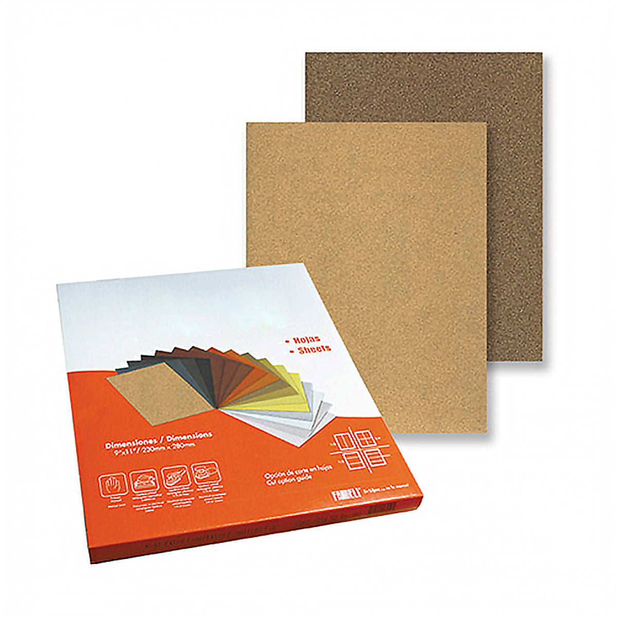 Lija Para Madera 9"X11" Grano 100 Madera-Plastico-Pintura-Pasta (C081Alo)