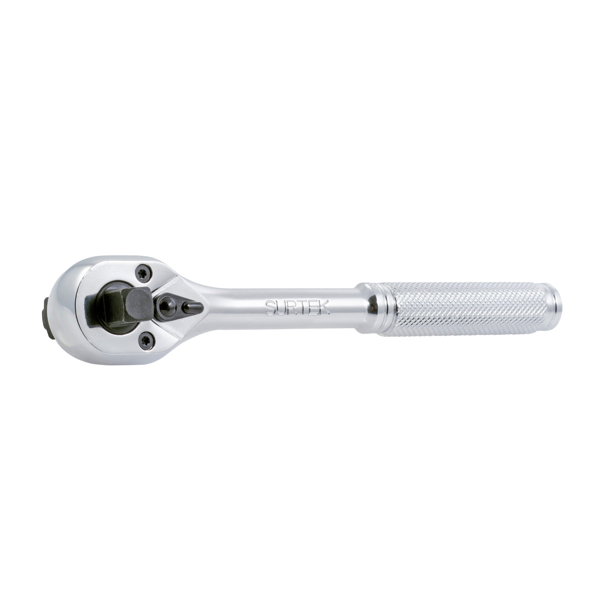 Surtek - Matraca Triple Cuadro 1/4 in-3/8 in-1/2 in longitud 7 in
