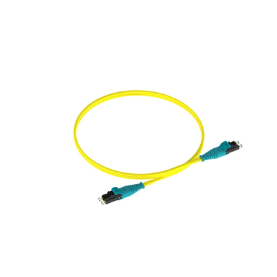 PANDUIT - Jumper de Fibra Optica Monomodo 9/125 OS2, LC-LC Duplex Push Pull, OFNR (Riser), Color Amarillo, 3 Metros (9.84 Pies)