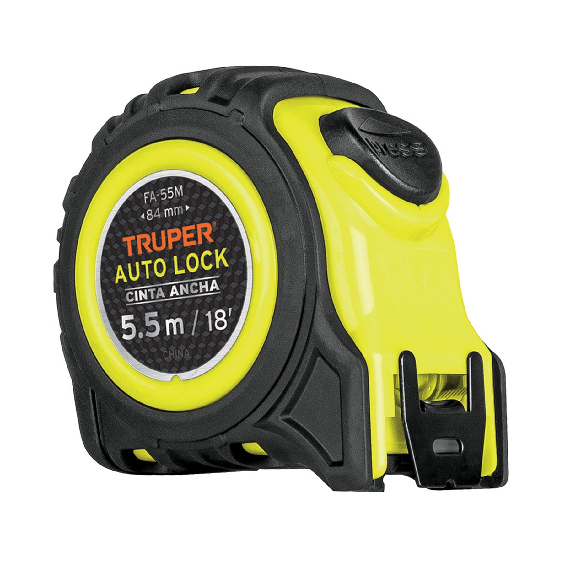 Flexometro Auto-Lock contra impactos 5.5 m cinta 25 mm