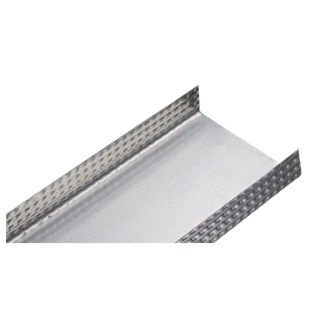 Canal de amarre galvanizado calibre 26, 1 5/8" X 3.05 m.