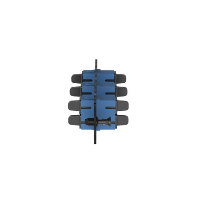 PANDUIT - Placa Acopladora de Fibra Optica FAP, Con 3 Conectores SC Duplex (6 Fibras), Para Fibra Monomodo OS1/OS2, Color Azul