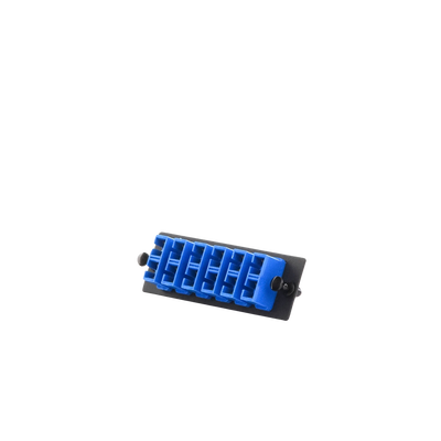 PANDUIT - Placa Acopladora de Fibra Optica FAP, Con 6 Conectores SC Duplex (12 Fibras), Para Fibra Monomodo OS1/OS2, Color Azul