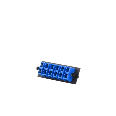 PANDUIT - Placa Acopladora de Fibra Optica FAP, Con 6 Conectores SC Duplex (12 Fibras), Para Fibra Monomodo OS1/OS2, Color Azul