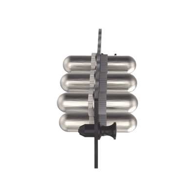 PANDUIT - Placa Acopladora de Fibra Óptica FAP, Con 6 Conectores ST Simplex (6 Fibras), Para Fibra Monomodo OS1/OS2, Color Negro
