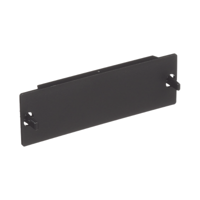PANDUIT - Placa Ciega FAP, Para Reservar Espacio de Uso Futuro en Paneles de Fibra Óptica, Color Negro