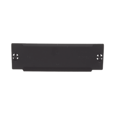 PANDUIT - Placa Ciega FAP, Para Reservar Espacio de Uso Futuro en Paneles de Fibra Óptica, Color Negro