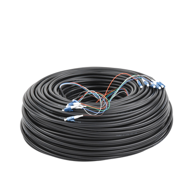 UBIQUITI - FiberCable de 90 m (300ft) Monomodo (SM) con conectores LC, ideal para equipos EdgeRouter, EdgeSwitch y EdgePoint.
