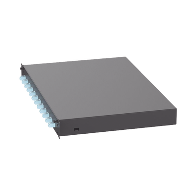 PANDUIT - Distribuidor de Fibra Óptica, Con 12 Conectores LC Duplex (24 Fibras), Para Fibra Multimodo OM3/OM4, 1 UR