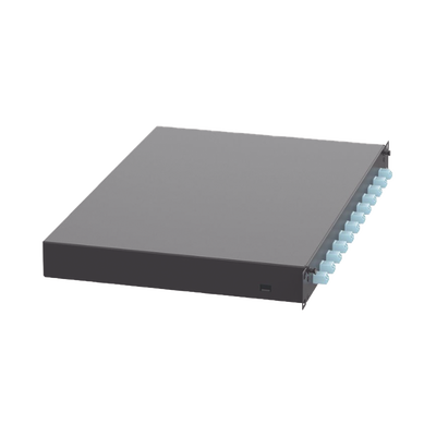 PANDUIT - Distribuidor de Fibra Óptica, Con 12 Conectores LC Duplex (24 Fibras), Para Fibra Multimodo OM3/OM4, 1 UR