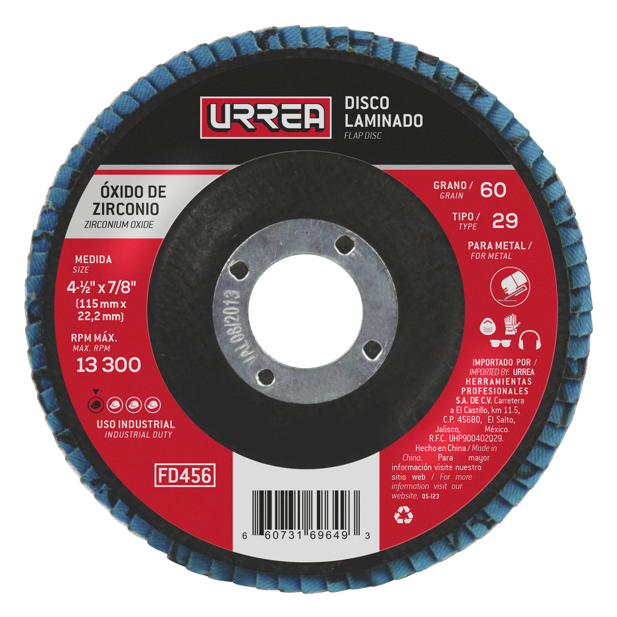 Urrea - Disco lam t/29 gno 60 4-1/2 in