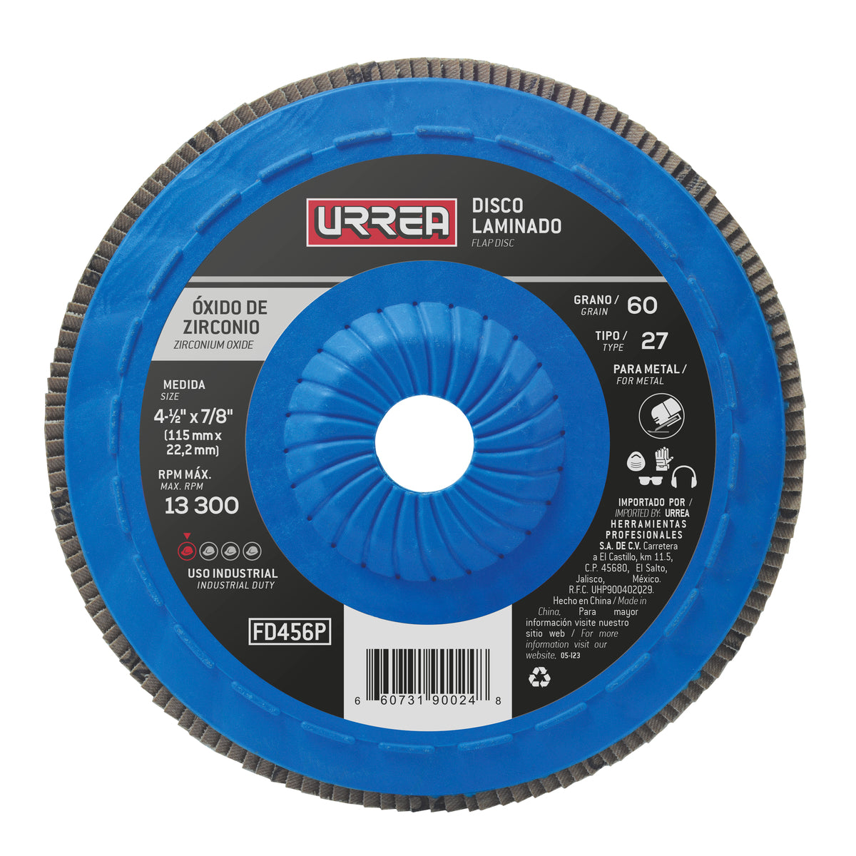 Urrea - Disco lam t/27 gno 60 4 1/2 in