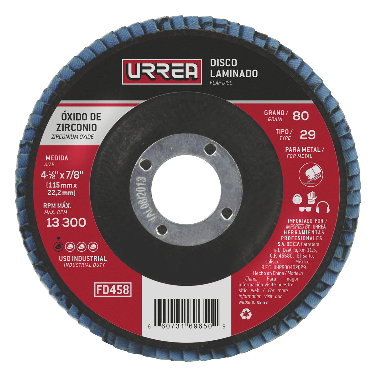 Urrea - Disco lam t/29 gno 80 4-1/2 in