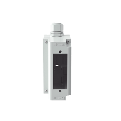 PANDUIT - Panel de Parcheo Modular para Fibra Óptica, de Instalación en Riel DIN Estándar de 35 mm (1.38 pulgadas), Acepta Una Placa Acopladora FAP, De Profundidad Extendida, Color Gris