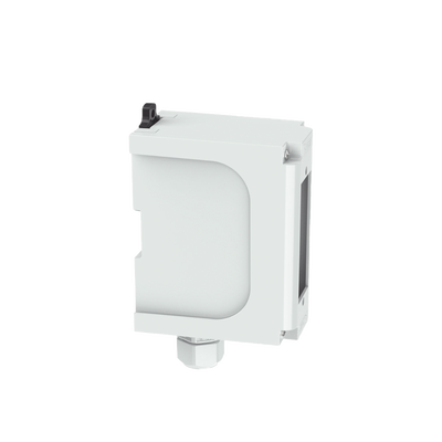 PANDUIT - Panel de Parcheo Modular para Fibra Óptica, de Instalación en Riel DIN Estándar de 35 mm (1.38 pulgadas), Acepta Una Placa Acopladora FAP, Color Gris