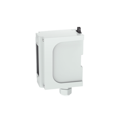 PANDUIT - Panel de Parcheo Modular para Fibra Óptica, de Instalación en Riel DIN Estándar de 35 mm (1.38 pulgadas), Acepta Una Placa Acopladora FAP, Color Gris