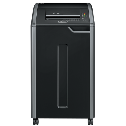 FELLOWES - Trituradora Fellowes Powershred 425HSG Alta Seguridad Micro Corte 8 Hojas 32 Galones Color Negro