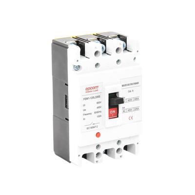 EPCOM POWERLINE - Protección Térmica/ Interruptor 3P, 100A,  Corriente Alterna  690 V CA Trifásica.