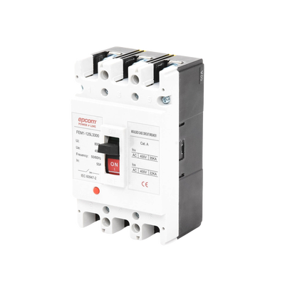 EPCOM POWERLINE - Protección Térmica 3P, 50A,  Corriente Alterna  690 V CA Trifásica.