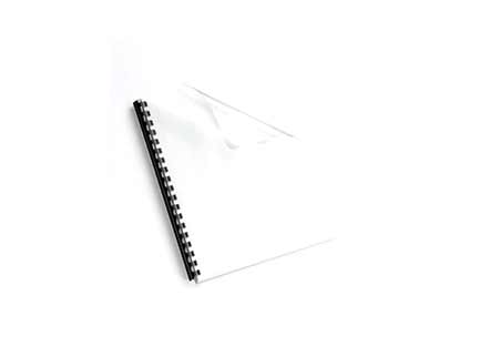 FELLOWES - Cubierta Fellowes para Eng Carta transparente C/25