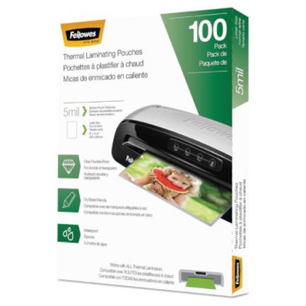 FELLOWES - Mica Térmica Fellowes Tamaño Carta 5 Milésimas C/100 piezas