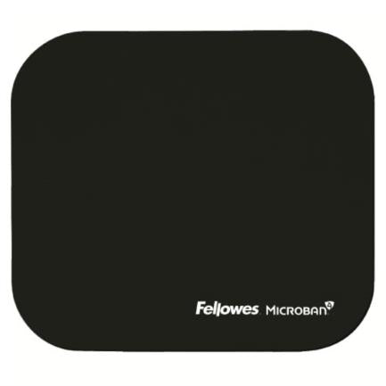 FELLOWES - Mouse Pad Fellowes Negro con Microban