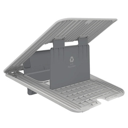FELLOWES - Soporte Fellowes para Laptop Breyta Color Blanco 12 con Ajustes de Altura