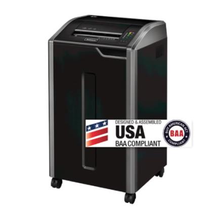 FELLOWES - Trituradora Fellowes Powershred 425Ci Corte Cruzado 30 Hojas 30 Galones Color Negro