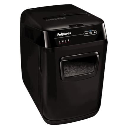 FELLOWES - Trituradora Fellowes AutoMax 150C Corte Cruzado 150 Hojas 8.5 Galones Color Negro
