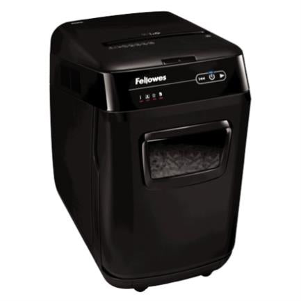 FELLOWES - Trituradora Fellowes AutoMax 200C Corte Cruzado 200 Hojas 8.5 Galones Color Negro