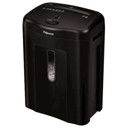 FELLOWES - Trituradora Fellowes Powershred 11C Corte Cruzado 11 Hojas 4.8 Galones Color Negro