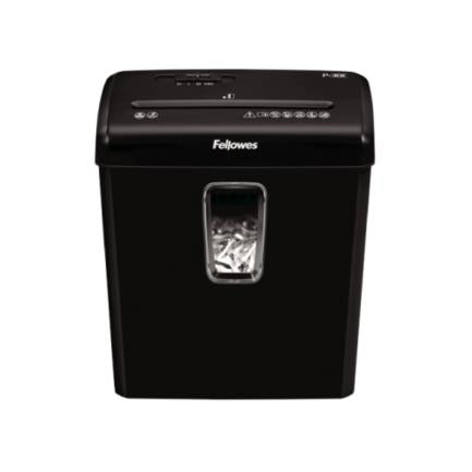 FELLOWES - Trituradora Fellowes Powershred P-30C Corte Cruzado 6 Hojas 4 Galones Color Negro