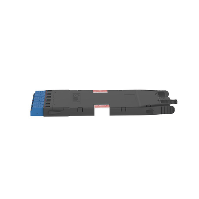 PANDUIT - Cassette HD Flex Para 12 Fibras Monomodo OS2, de MPO a 6 Conectores LC Duplex, Color Azul