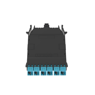 PANDUIT - Cassette HD Flex Para 12 Fibras Multimodo OM4, de MPO a 6 Conectores LC Duplex, Color Aqua