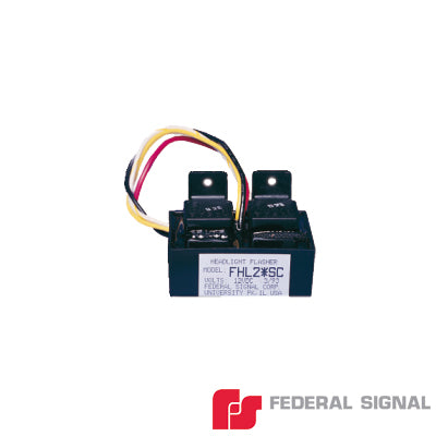 FEDERAL SIGNAL - Flasher compacto y resistente a cambios de temperatura
