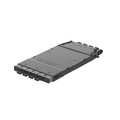 PANDUIT - Cassette HD Flex? Para 32 Fibras Multimodo OM4, de 4 MPO(8F) Macho a 4 MPO(8F) Macho, Color Gris