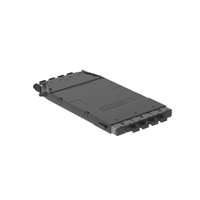 PANDUIT - Cassette HD Flex? Para 32 Fibras Multimodo OM4, de 4 MPO(8F) Macho a 4 MPO(8F) Macho, Color Gris