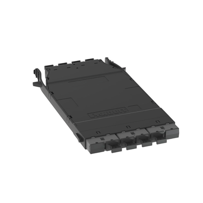PANDUIT - Cassette HD Flex? Para 32 Fibras Multimodo OM4, de 4 MPO(8F) Macho a 4 MPO(8F) Macho, Color Gris