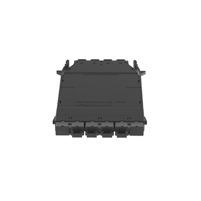 PANDUIT - Cassette HD Flex? Para 32 Fibras Multimodo OM4, de 4 MPO(8F) Macho a 4 MPO(8F) Macho, Color Gris