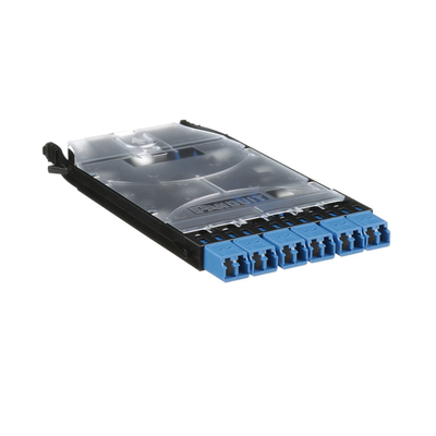 PANDUIT - Cassette HD Flex? Con 6 Puertos LC Duplex (12 Fibras), Para Fibra Monomodo OS2, Color Azul
